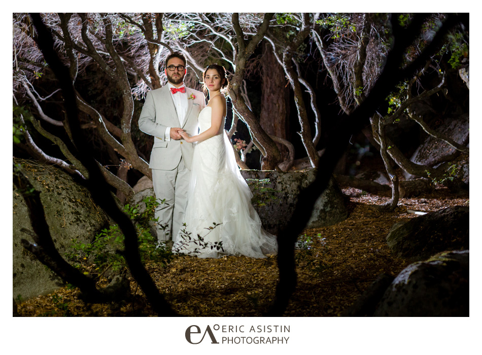 American Gothic Bridal Portrait The Fairwinds Estate Weddings at Lake Tahoe by Eric Asistin Photography